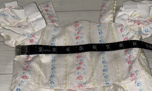 Janie And Jack Floral Striped Jumpsuit One Piece Romper Girls 18 24 Months - Picture 8 of 10