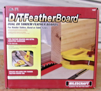Dual/Tandem Feather Board for Routers, Table Saws and Band Saws