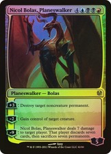 FOIL Nicol Bolas, Planeswalker ~ Duel Decks [ NearMint ] [ Magic MTG ]