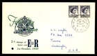 Mayfairstamps Australia FDC 1959 pair 5d change of letter rate First Day Cover a