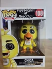 FNAF Funko Pop Vinyl Chica 108 Five Nights at Freddy's W/Protector ￼
