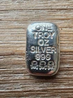 1 Oz Skull Poured .999 Silver Bar
