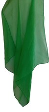 Chiffon Scarf Square Nylon Sheer Retro Chic Classic See Thru Womens