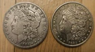 1885 Morgan Silver Dollar, Lot Of 2