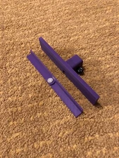 New Hockey Edge Checker Ice Figure Skate Sharpening Accessory Purple Plastic