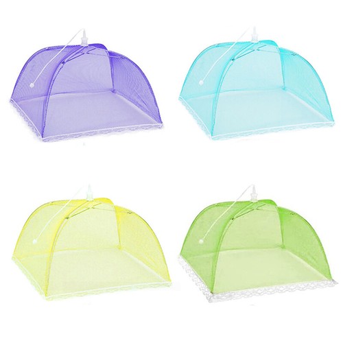 4x 17 inches Food Cover Pop Up Mesh Net Dome Bug Fly Insect Cake BBQ Collapsible - Picture 19 of 30