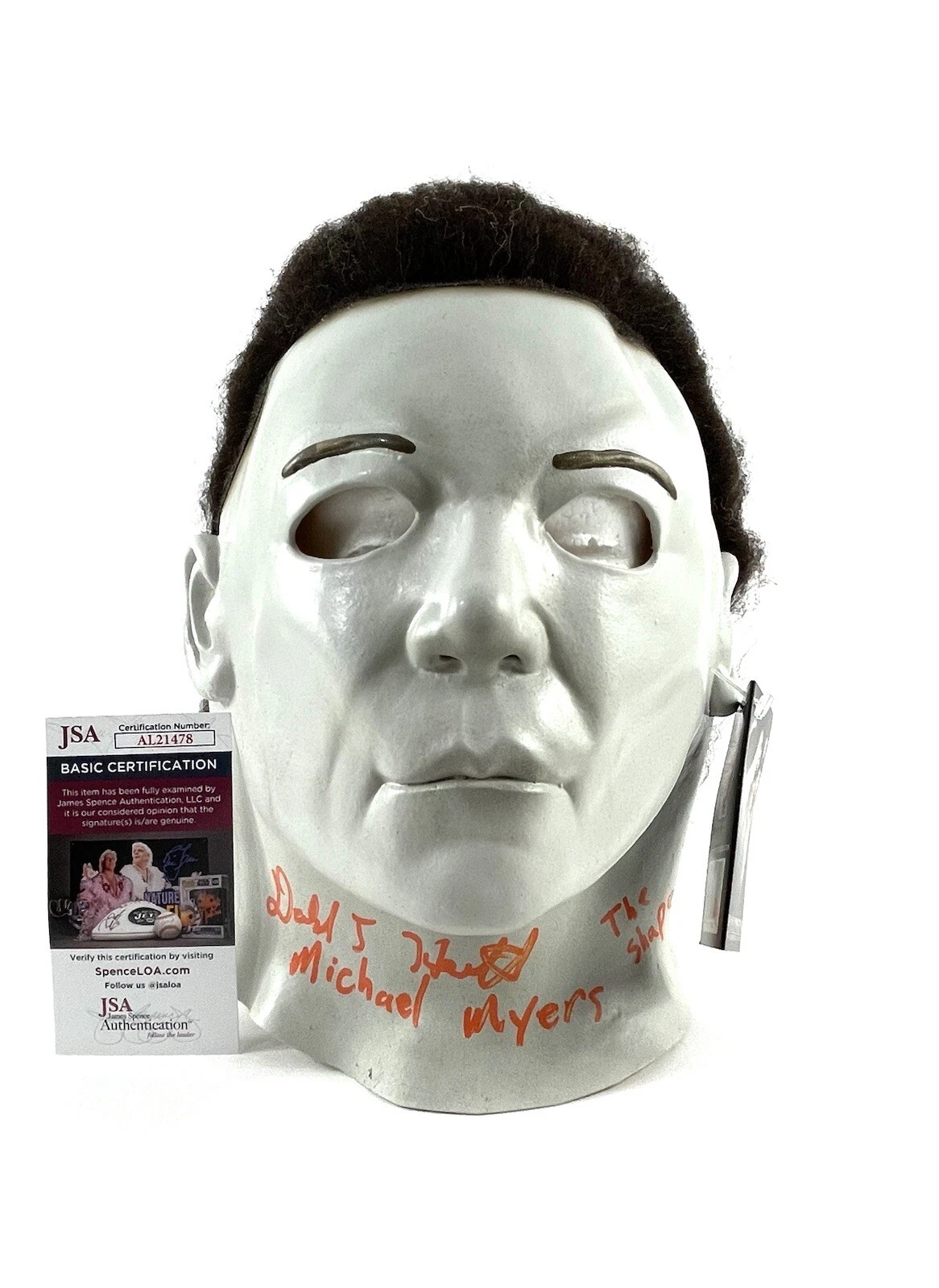Halloween Resurrection Michael Myers Donald Hewitt Signed Trick Or Treat Mask 🎃