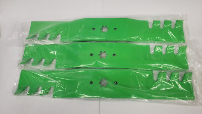 Qty/3 18 1/2'' Lostar 742-0677, 942-0677 Gator Blades 54'' Deck