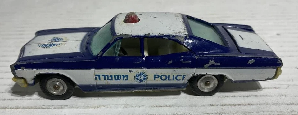 Vintage Gamda Koor Sabra Israel No. 8115 Chevrolet Police Car - Image 3 of 4
