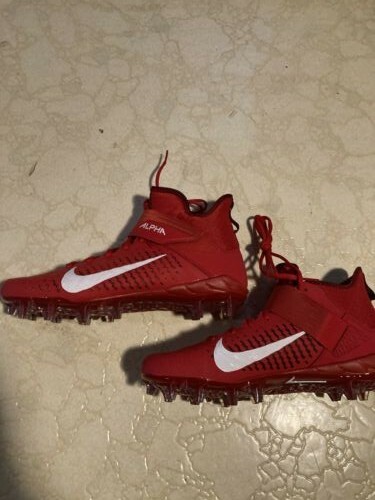 nike alpha cleats red