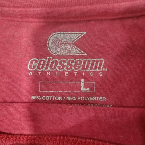 NC State Wolfpack Tshirt Mens Red Short Sleeve Colosseam Casual Large - Picture 3 of 5