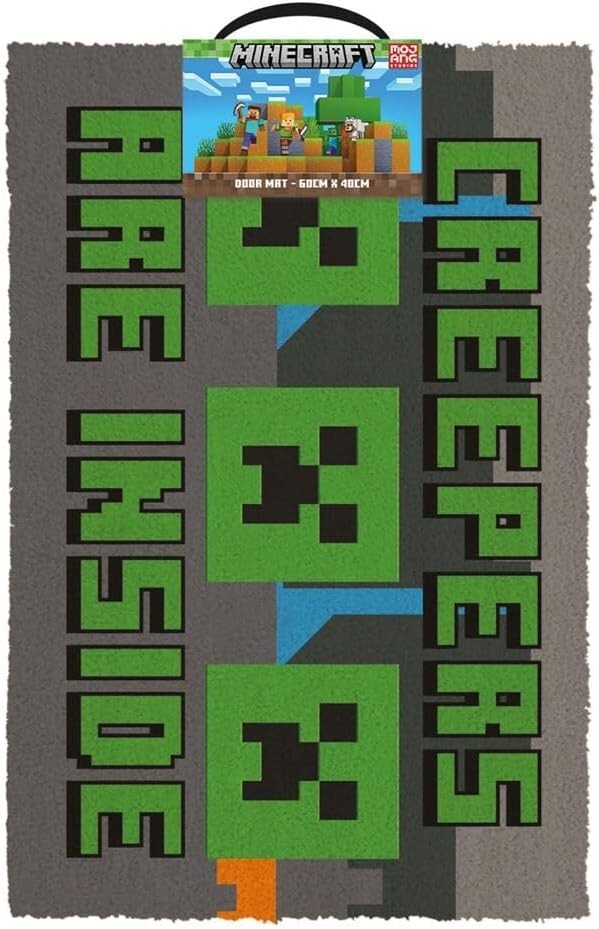 Minecraft Creeper Doormat 40X60cm - Image 2