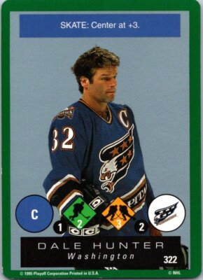 1995 Playoff One on One Challenge #322 Dale Hunter