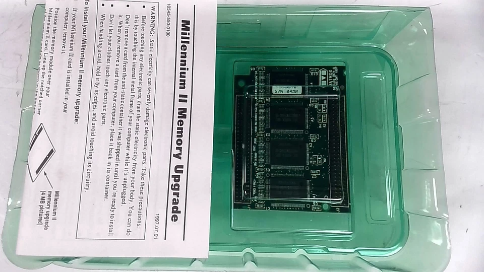 Matrox 4mb memory upgrade MIL2/MOD4 79075010284 MGX0490 NEW in factory box - Image 2 of 4