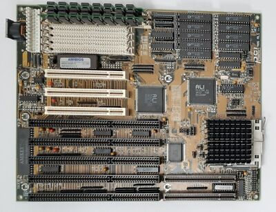 MSI MS-4134 VIP VLB ISA PCI retro 486 motherboard + IBM DX2 66MHz + 16MB RAM