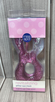 Miss Spa Revitalizing Glitter Eye Mask Pink Cool Or Warm Application