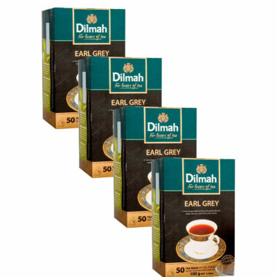 Pure Ceylon Dilmah Earl grey 50 tea bags 100g 04 packs free shipping