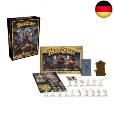 Hasbro Avalon Hill HeroQuest Die Rückkehr des Hexen-Lords Abenteuerpack,
