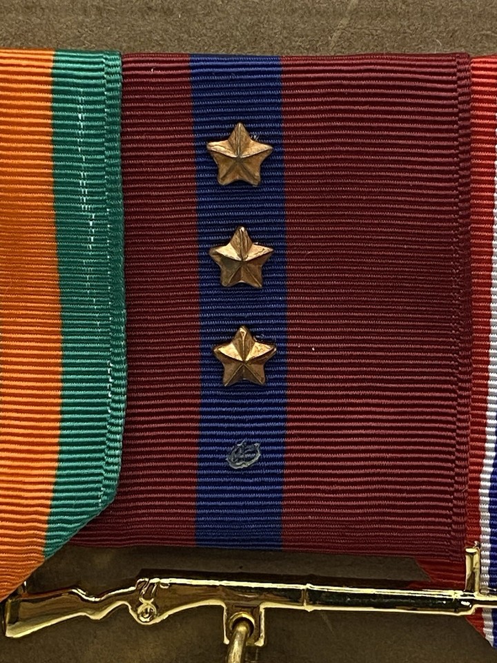 U.S. Military Medals, Five Full Size Anodized, Navy and Marine Corps