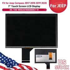 TDO-WXGA0700K00057-V1 OEM LCD Display Touch Screen 7" For 2017-2020 Jeep Compass