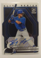 2022 Donruss Optic Johneshwy Fargas Auto #ESS-JF