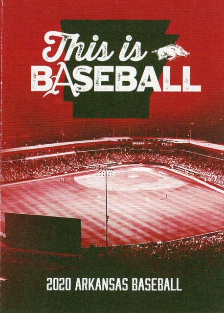 Arkansas Razorbacks SEC Baseball 2020 Pocket Schedule | eBay