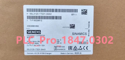 6SL3120-1TE31-3AA3 1PC Brand New Siemens 6SL31201TE313AA3 Fast delivery