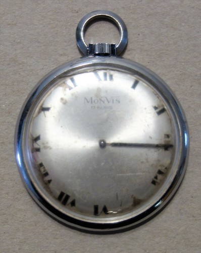 Orologio da tasca taschino cipolla Monvis cal. Peseux 330 non funzionante |  eBay