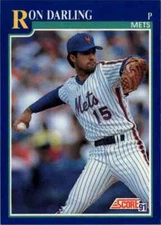 1991 Score MLB Ron Darling #456