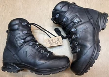 Haix German Army SF Issue Black Leather GoreTex Vibram Combat Boots 7.5 UK #349