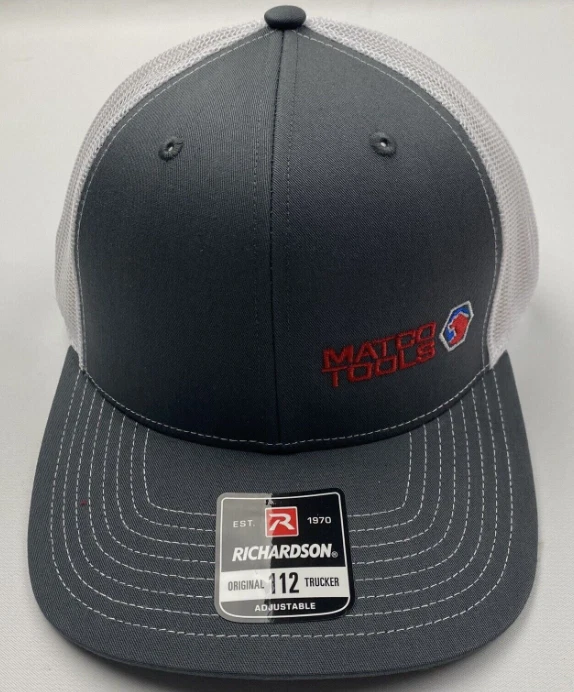 Richardson 112 Matco Tools Embroidered Curved Bill Trucker Cap Hat Mesh