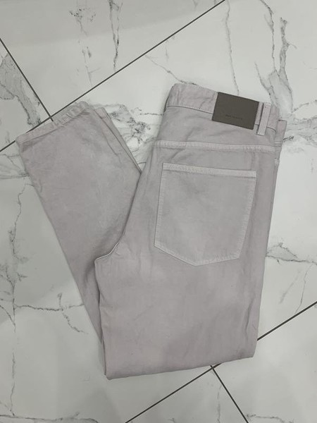 Men Bershka Jeans White Denim 34