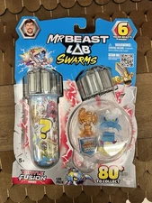 Mr Beast Lab Swarms Battle Fusion New Series 4 PacK BRAND NEW SET Rust Reveal 2