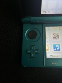 Nintendo 3DS Handheld System Aqua Blue w/ charger and 2 games