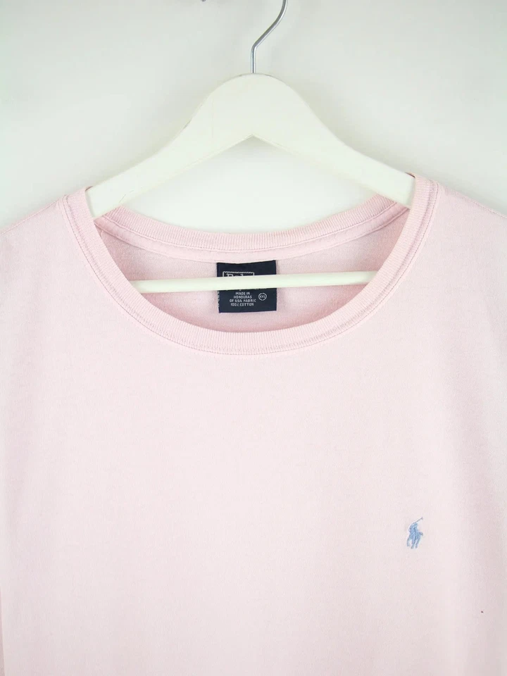 Ralph Lauren 00s Basic T-Shirt Rosa XL Herren - Bild 3 von 4