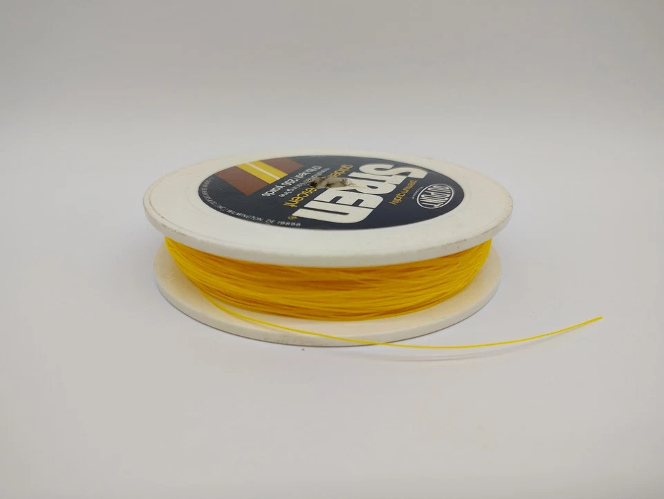 Vintage Stren Dupont 1980’s Monofilament Fishing Line 20 Lb 250 Yards Golden   - Image 3 of 4