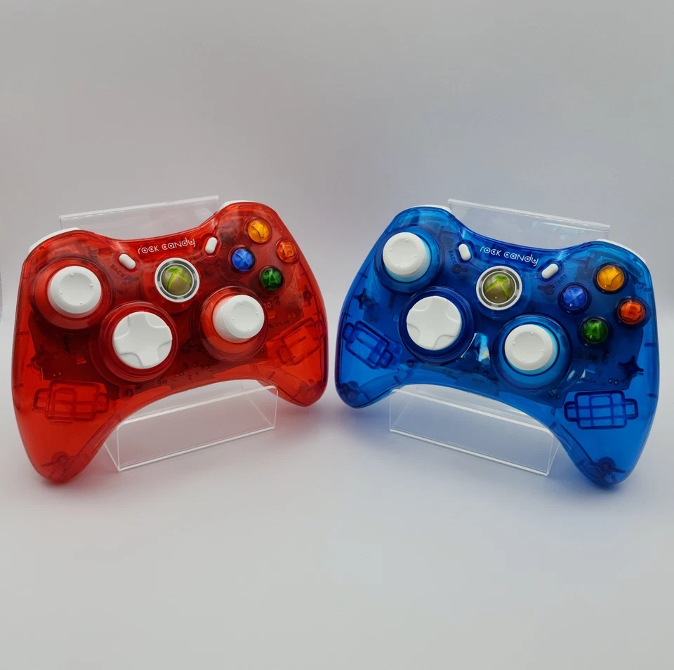 Rock Candy Xbox 360 Controllers Stormin Cherry & Blueberry Boom Tested - Image 2 of 4