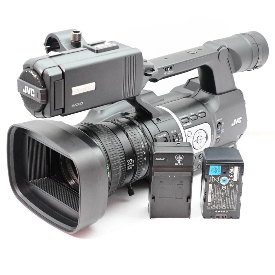 JVC KENWOOD GY-HM600 Black Camcorder Video Camera Full HD 23x Zoom professional - Image 3 of 4