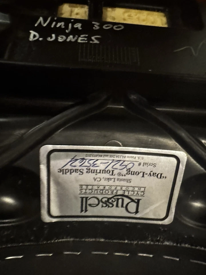 Kawasaki Ninja 300 Russell 2013-2017 sillín largo asiento cómodo día bicicleta Foto 4 de 4