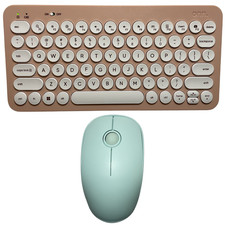 ONN Compact Wireless Keyboard Pink Typewriter...