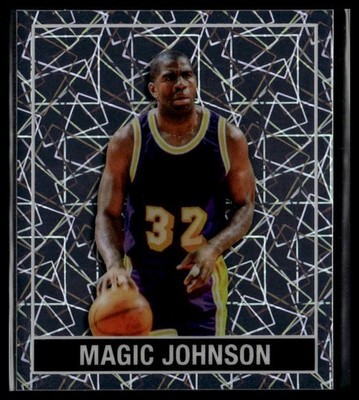 2025 Leaf National Lazer Silver Mini #48B-109 Magic Johnson /15