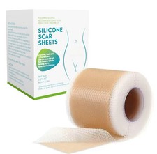 Scar Removal Silicone Tape for Hypertrophic Keloids, 1.6'' x 60''