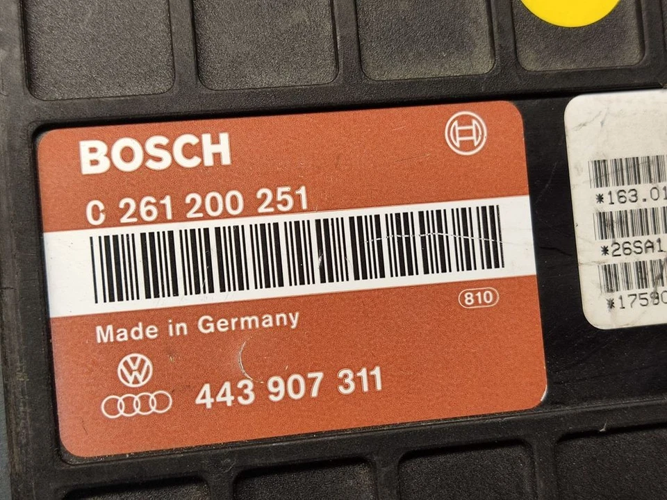 Audi 80 90 B3 1988 Petrol Engine Control Unit ECU 443907311 DTR59825 - Image 4 of 4
