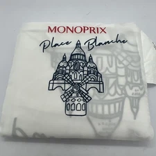 monoprix grocery shopping tote bag reusable france paris Place Blanche