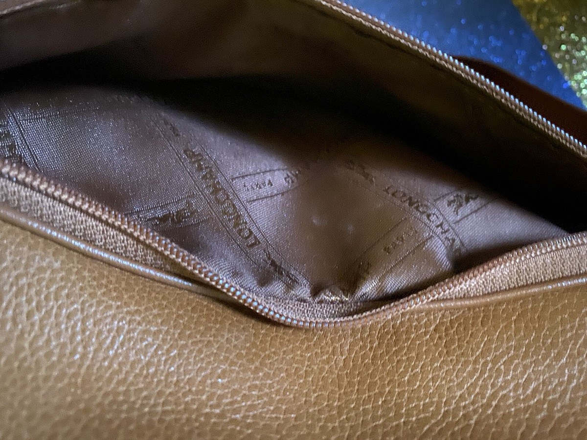 LONGCHAMP VNTG CAMEL TAN LEATHER Backpack GORG Frm FRANCE 