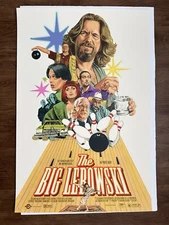 Paul Mann The Big Lebowski Movie Poster Screen Print Commission Not Mondo