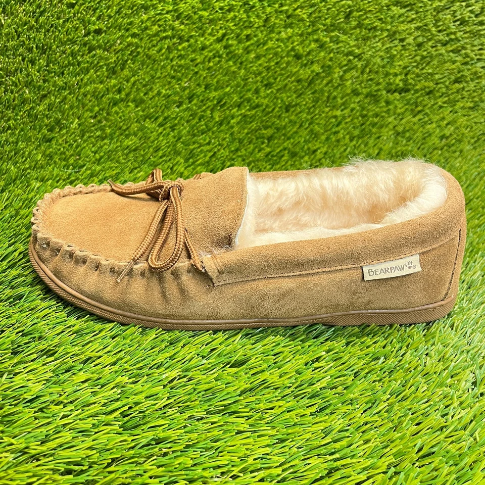 Bearpaw Mindy Mujer Talla 11 Marrón Informal Cómodo Gamuza Zapatillas Zapatos sin Cordones Foto 3 de 4