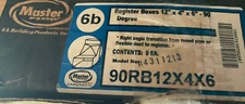 master flow 12x6x4 register Box Of 9