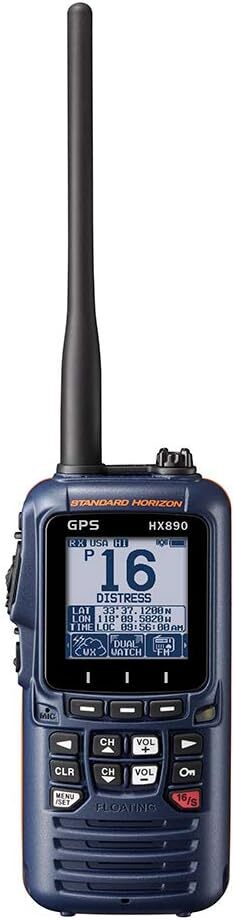 STANDARD HORIZON
トランシーバー6セット、充電器、バッテリー付 STANDARD HORIZON HX890BK VHF-HH, 6 Watt, w/GPS&FM Rcvr