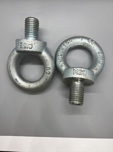 Lifting Eyebolt Ring w/ Shoulder M30 Thread, 3.2 Ton Hoist Capacity C15E USED